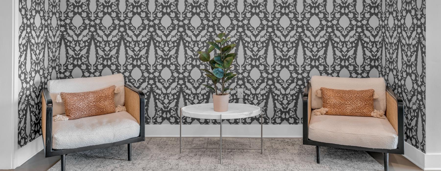 sitting nook with a table and chairs